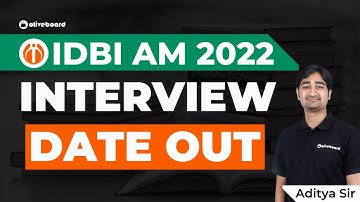 IDBI Assistant Manager 2022  Interview Date OUT || Check Now