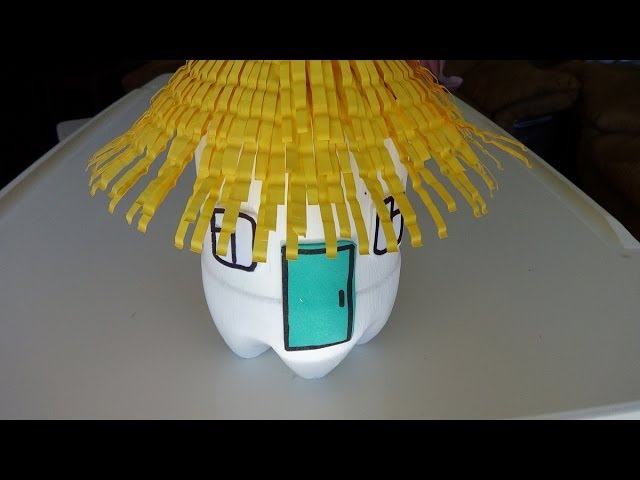 Recycled Art Crafts And Ideas For Kids Make A Rustic Hut From The Plastic Bottles Recycled Art Crafts And Ideas For Kids Make A Rustic Hut From The Plastic Bottles