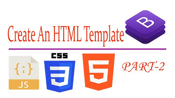 Create an HTML template or website layout part 2