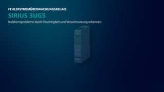 Überwachungsrelais SIRIUS 3UG5 (Fehlerstromüberwachung)