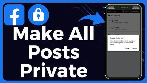 How to Make All Facebook Posts Private in One Click | Facebook Only Me Settings