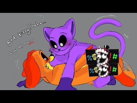 Dogday first kiss with CatNap - Poppy Playtime Chapter 3┃Comic dub