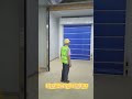 Double-Sided Interlocking High-Speed Door #industrialdoor #highspeeddoor #automobile