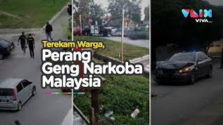 Gangster Narkoba Malaysia Perang Tengah Jalan, Sampai Tabrak-tabrak Mobil