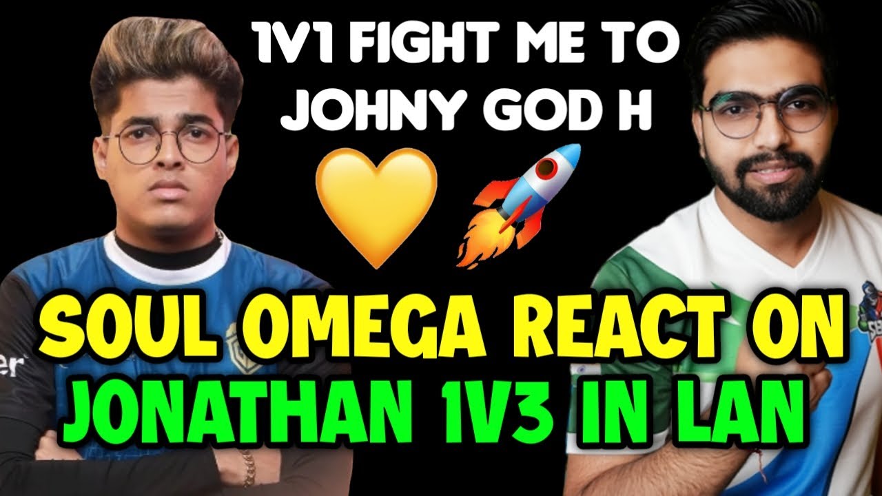 Soul omega reaction on Jonathan 1v3 Clutch in Nodwin 😳 Godlike vs Ngx 🔥 ...