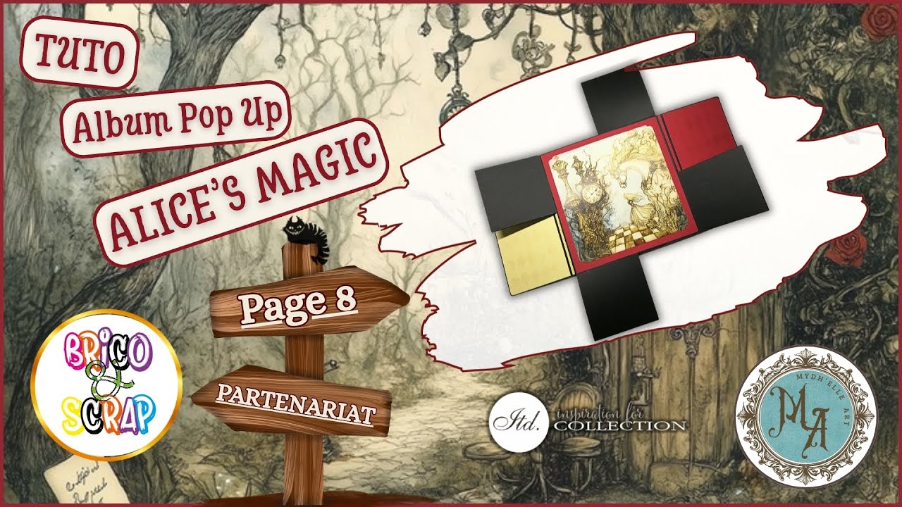 🐇💖 TUTO ÉCHIQUIER - PAGE 8 ALBUM ALICE 
