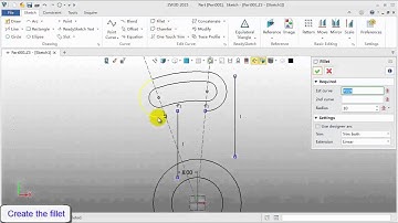 Zw3D : Sketch design