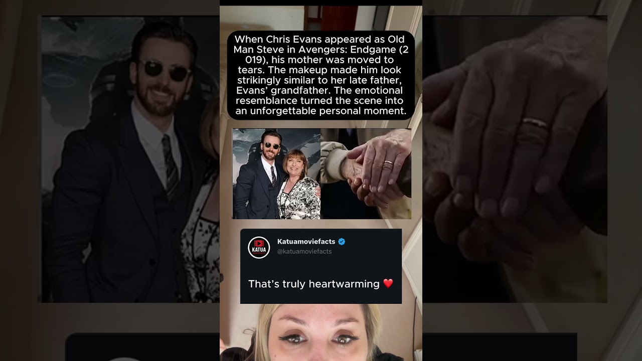 Chris Evans’ Mom Cried at Old Man Steve Scene