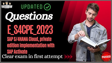 SAP E_S4CPE_2405 Certification Questions and Study Material [Latest]