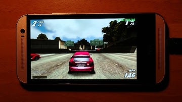 HTC One (M8) - Burnout Legends - PPSSPP v1.1.1 - Gameplay / Test