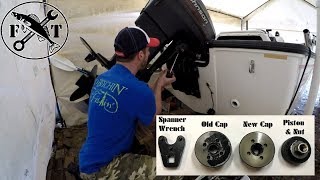 1996 Johnson 40 Outboard Power Trim Leak Fix