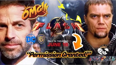 The Flash: Michael Shannon Only Returned With Zack Snyder
