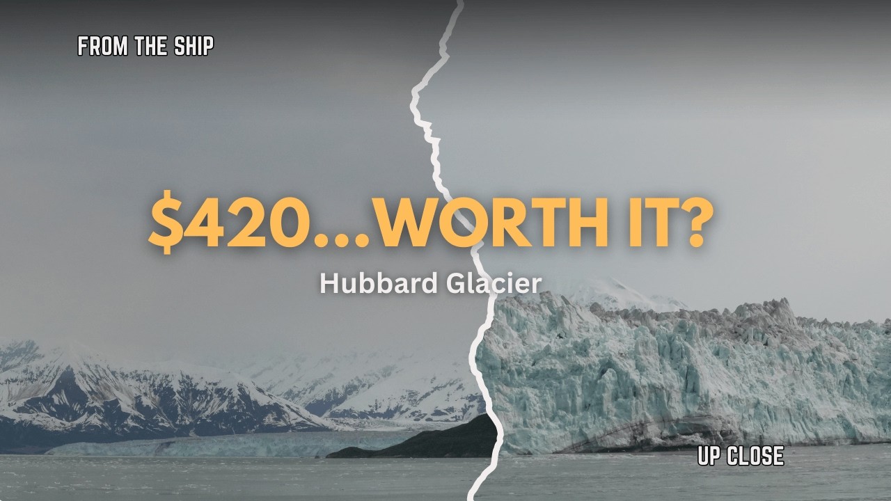 Ледник Хаббард крупным планом 🚢 Стоит ли экскурсия на лайнере Princess за 420 долларов своих дене...