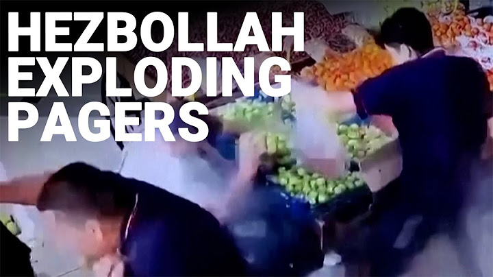 Hezbollah 'pagers' explode injuring thousands in apparent attack | Zach Anders