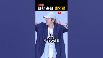 2025년 대학 축제 가수 섭외비 