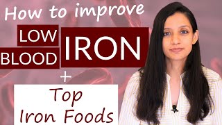 How to increase LOW IRON LEVELS naturally | Top IRON RICH FOODS