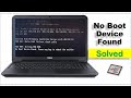 no bootable device found dell press any  key to reboot | windows not booting - Solved 100%