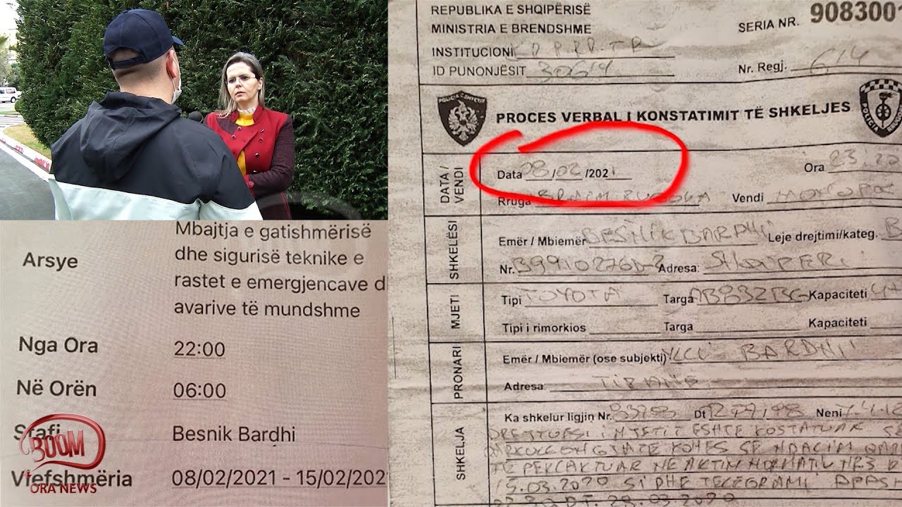 "BOOM" - Policia Rrugore nuk njeh lejen e -Albania - 16 Shkurt 2021