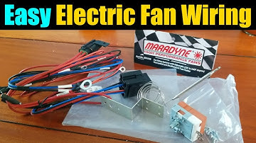 How To Wire Electric Fans - MFA100 Fan Switch And Wiring Kit | Maradyne High Performance Fans |