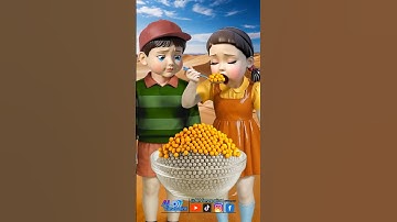 Squid Game AI Korean Snack Popping Candy ASMR #squidgame #squidgame2 #ai #asmr