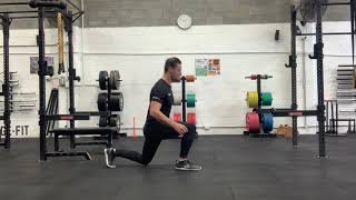 Explosive 'Plyo' Forward Lunges demonstration