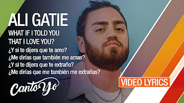 Ali Gatie - What If I Told You That I Loved You (Lyrics + Español) Video Oficial