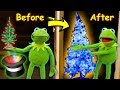 Kermit the Frog buys a MAGIC Christmas Tree! (Ft Elmo)