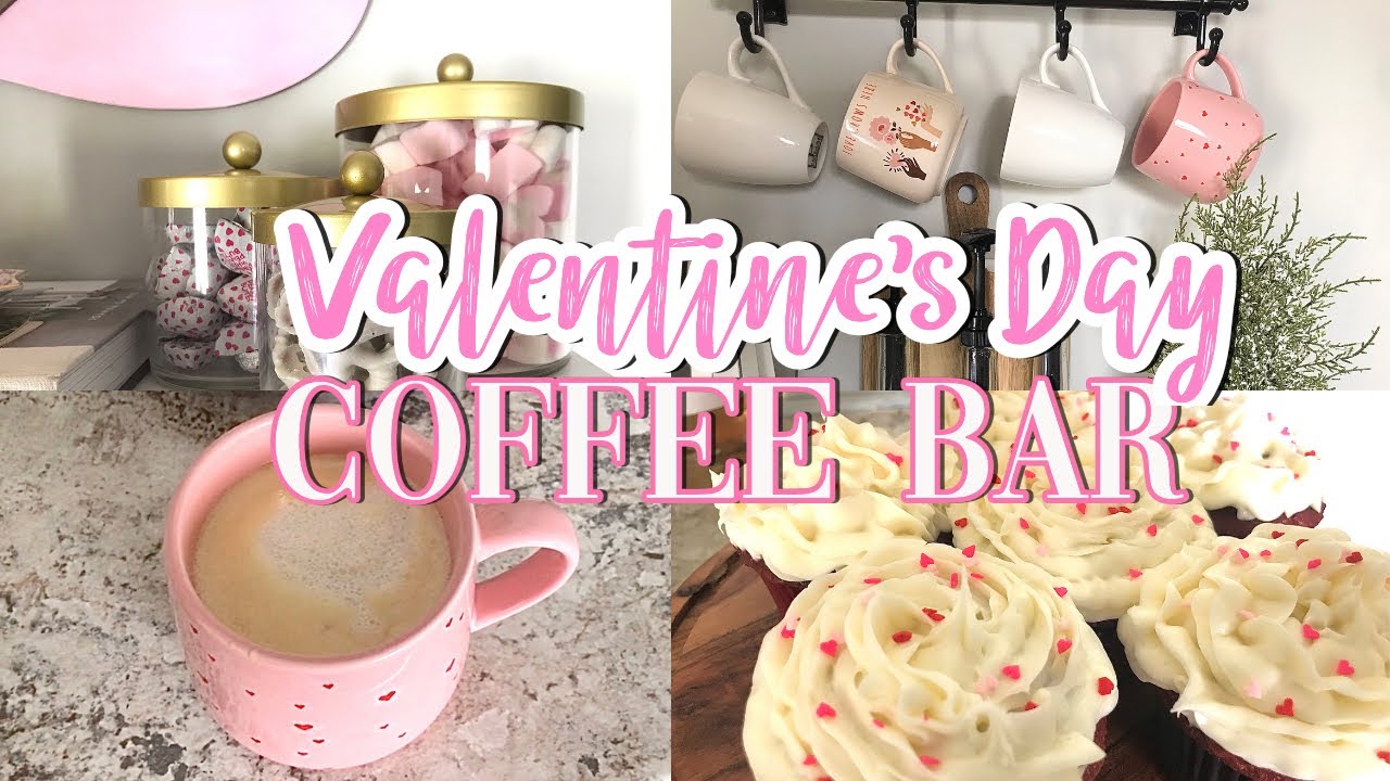 How to Decorate Your Coffee Bar for Valentine's Day