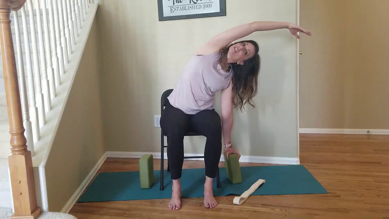Chair Yoga for back Health YouTube