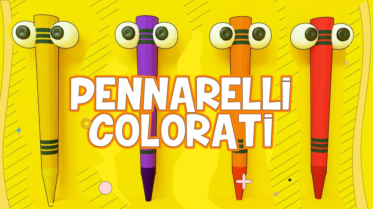 Pennarelli colorati - baby dance - canzoni per bambini - musica per bimbi -  