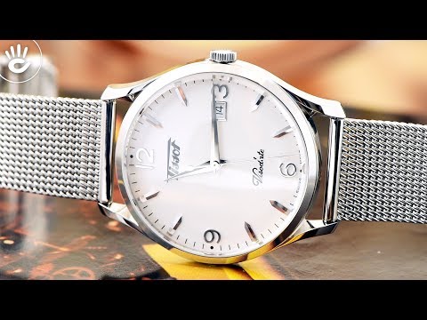 Đồng hồ Tissot #30 | Review đồng hồ Tissot T118.410.11.277.00 dây lưới bạc cùng thiết kế đơn giản