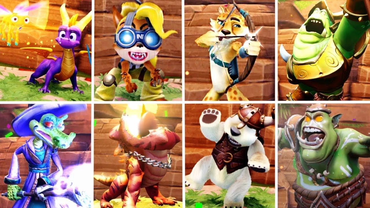 Crash Team Racing NitroFueled Victory Animations of New Legendary
