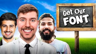 5 Free Fonts For Better Thumbnail - Big Youtubers Use