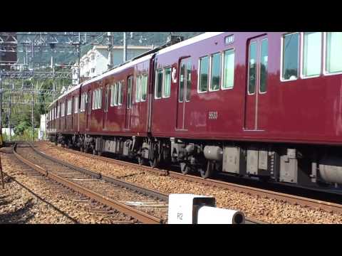 阪急5000系5012F 普通 梅田行き 有馬道踏切道通過