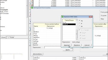 Tendon Geometry:  Creating Tendons Using Variable Geometry Points in the Cross Section