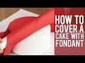 How to Cover a Round Cake with Fondant