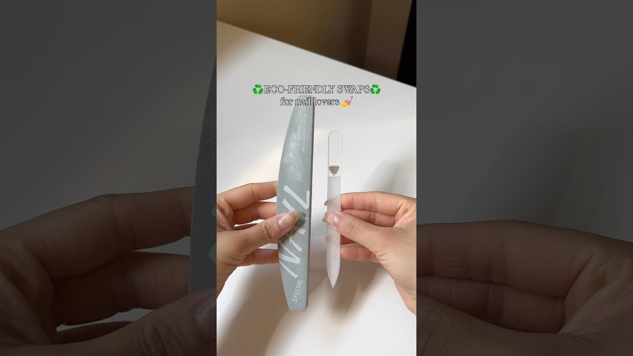 ditch the single-use emery board & make the sustainable swap to Czech Glass nail files! ♻️