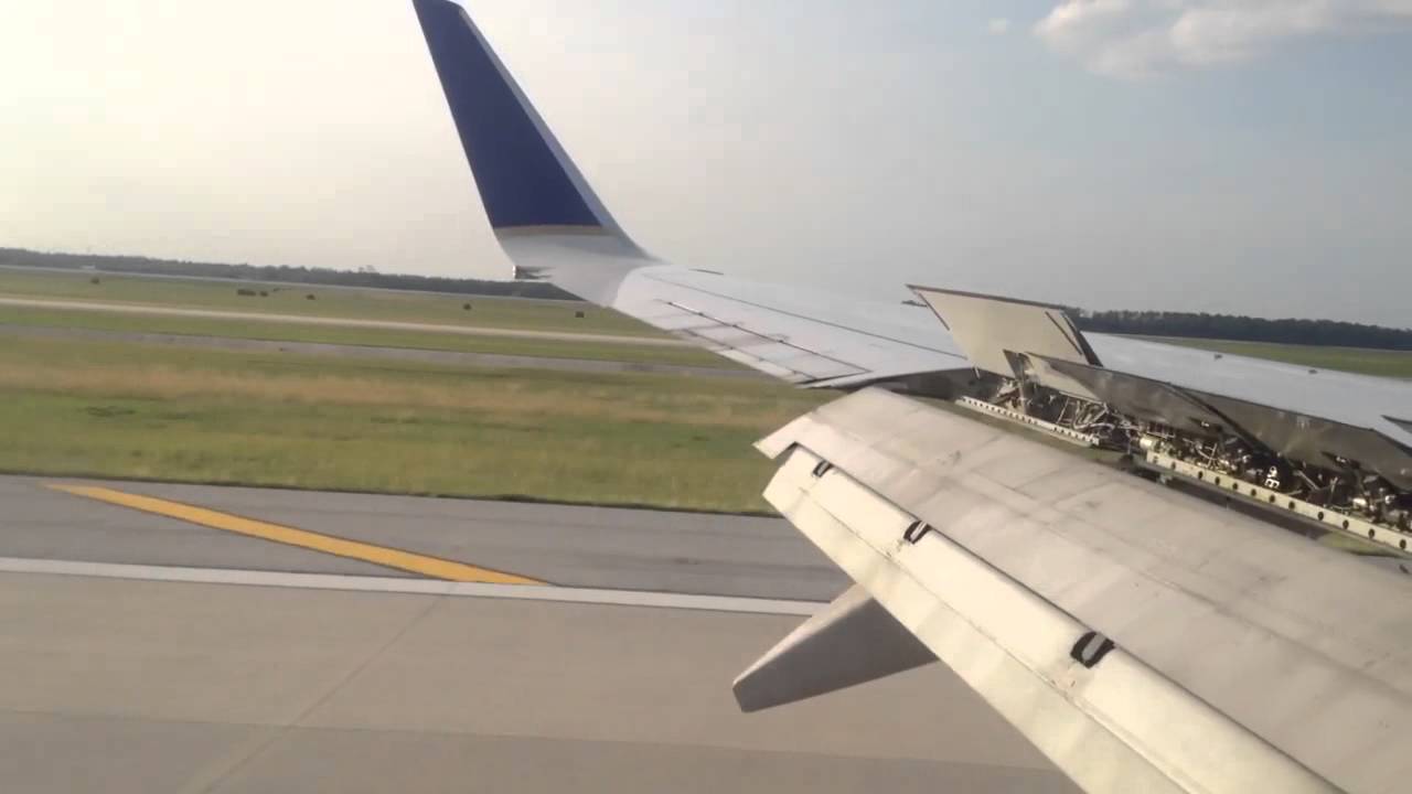 United Airlines landing in Houston B737 IAH YouTube
