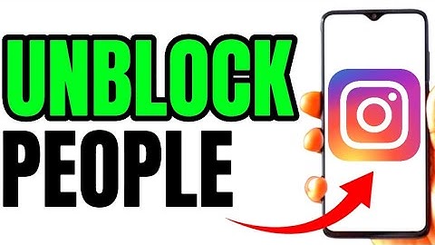 NEW! UNBLOCK SOMEONE ON INSTAGRAM