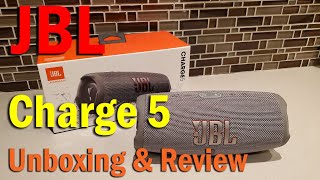 JBL Charge 5 Bluetooth Speaker | Unboxing, Sound Test &amp; Review