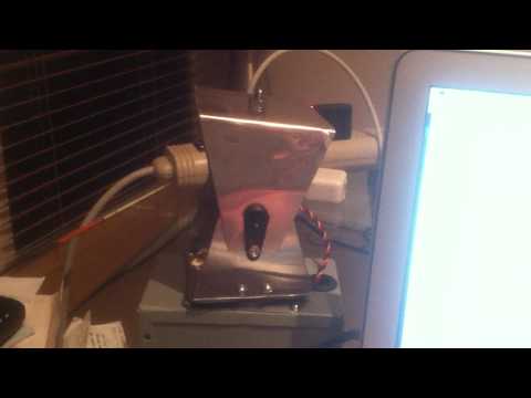 Demo of Web-controlled Pan-Tilt Mount