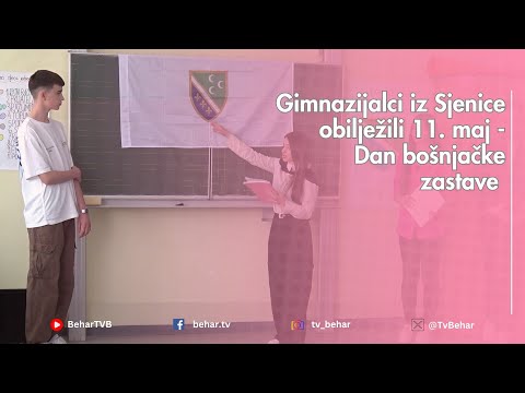 Gimnazijalci iz Sjenice obilježili Dan bošnjačke zastave