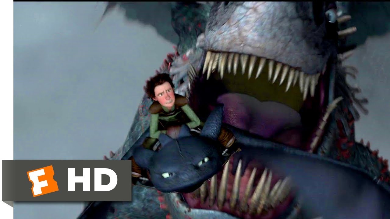 How to Train Your Dragon 2010   Dragon vs Dragon Scene 910  Movieclips