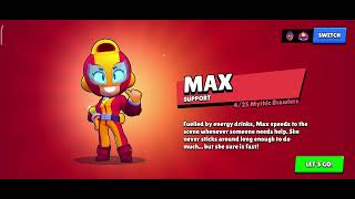 unlocking max !!! 🤑🤑🤑🤑😀😀😀😀😀💰💵#brawlstars 💰