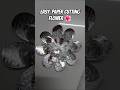 easy paper cutting flower 🌺 #art #diy #viral #shorts #craft #papercraft #papercutout