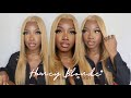 How to Cut Layers for a 90s Hairstyle | Honey Blonde Wig on Brown Skin? | FT. Ali Annabelle