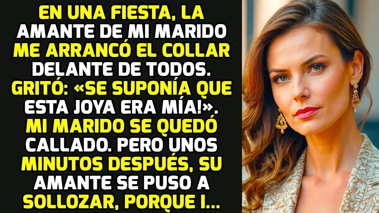 En Una Fiesta, La Amante De Mi Marido Me Arrancó El Collar Delante De Todos Pero.. HISTORIAS LA VIDA