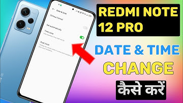 How to set time and date in redmi note 12 pro | Redmi note 12 pro time and date kaise thik kare