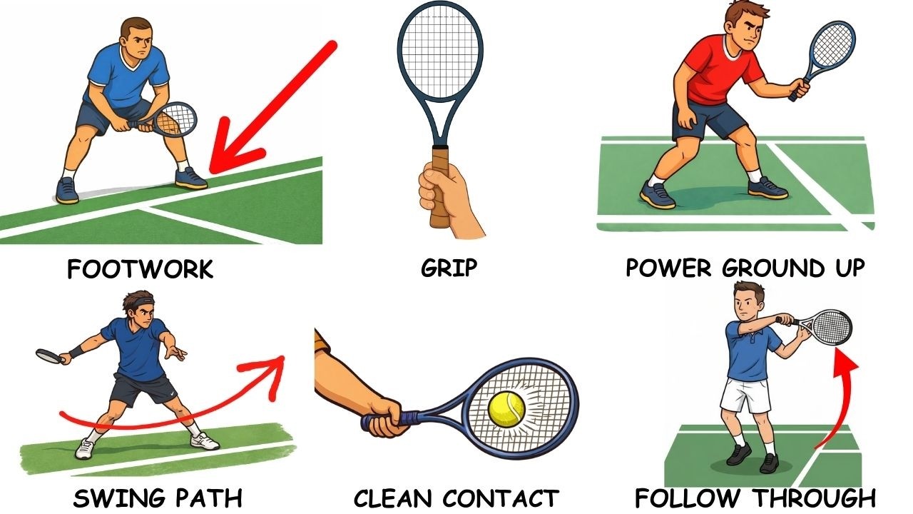 6 Easy Steps to MASTERING the Perfect Tennis Forehand