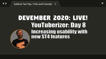 [DV20-08] Switching to the new Sublime Text 4 Quick Panel